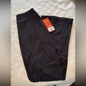 Barco One performance knit yoga style flare scrub pants